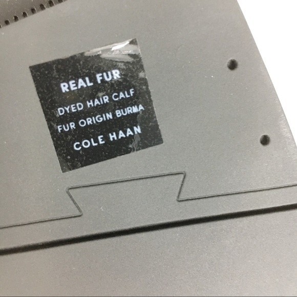 Cole Haan Womens Size 8 Mara Animal Leopard Print Calf Hair Leather Ankle Boots - Picture 8 of 9